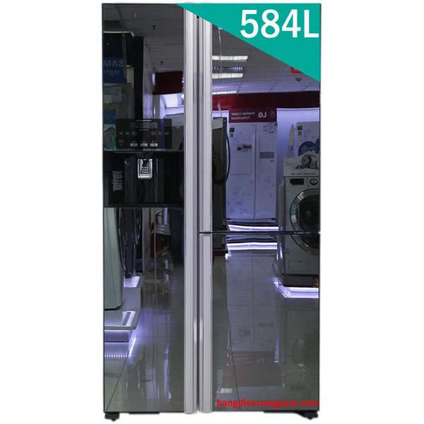 Tủ lạnh Hitachi Side By Side 3 cửa 584L R-M700GPGV2X, Inverter