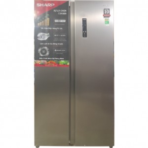 Tủ lạnh Sharp Inverter 532 lít SJ-SBX530V-SL